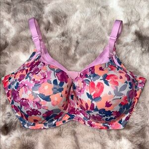 Vibrant Floral Women's Bra